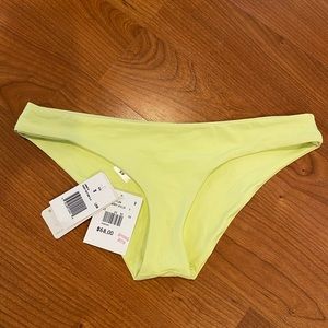 Lspace green bikini bottoms